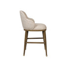 Currey and Company 7000-1132 Vario Counter Stool in Chanterelle/Satin Brass