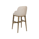 Currey and Company 7000-1142 Vario Bar Stool in Chanterelle/Satin Brass