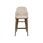 Currey and Company 7000-1142 Vario Bar Stool in Chanterelle/Satin Brass