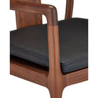Currey and Company 7000-1242 Ming Wedding Armchair in Natural/Black