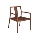 Currey and Company 7000-1242 Ming Wedding Armchair in Natural/Black