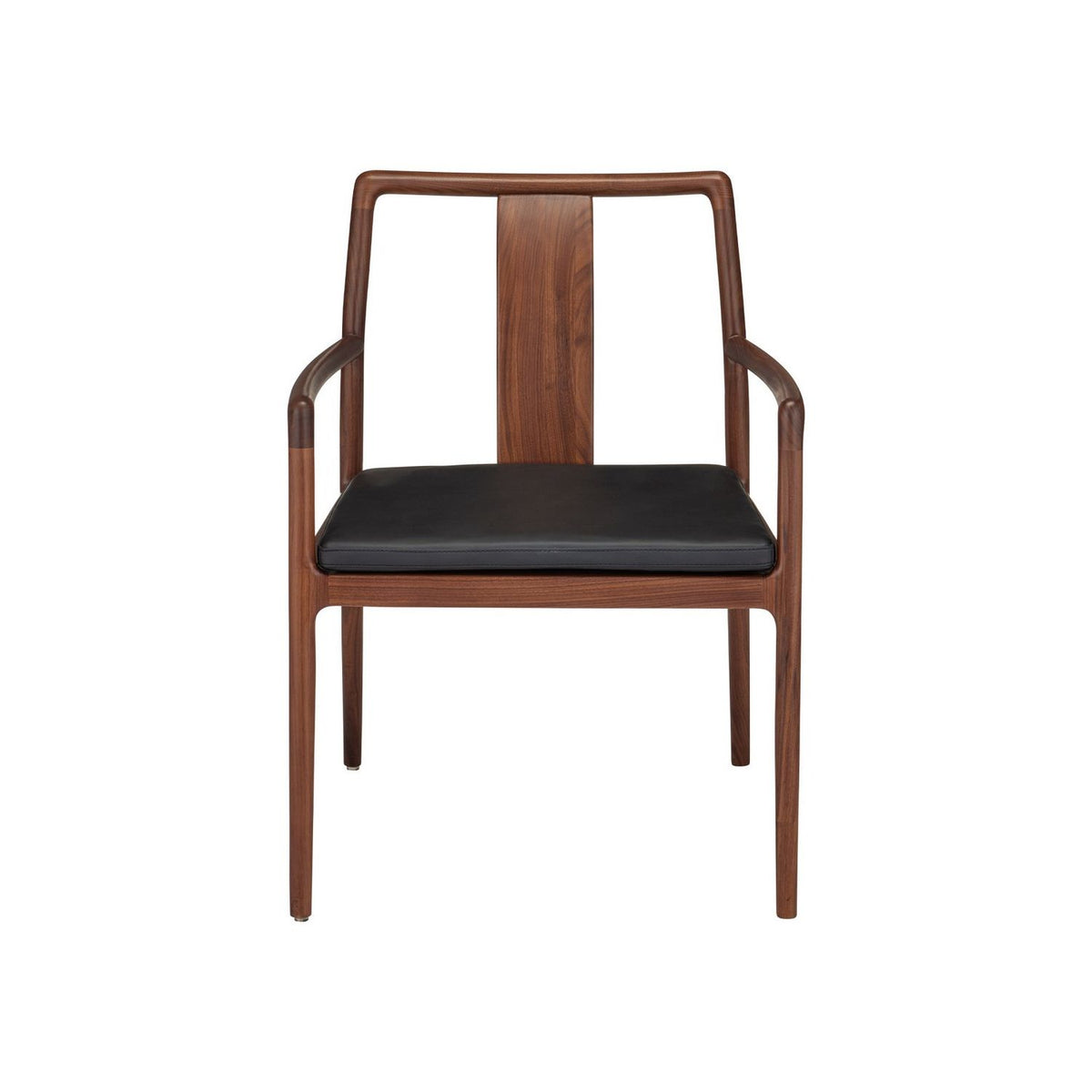 Currey and Company 7000-1242 Ming Wedding Armchair in Natural/Black