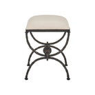 Currey and Company 7000-1252 Agora Ottoman in Bronze