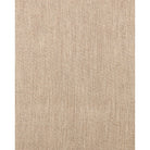 Currey and Company 7000-1312 Jute Fringe Ottoman in Black/Beige