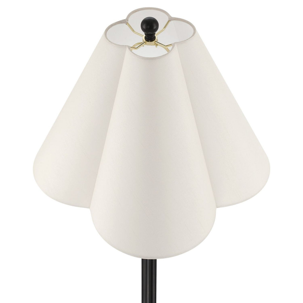 Currey and Company 8000-0184 Felicity Floor Lamp in Brushed Black
