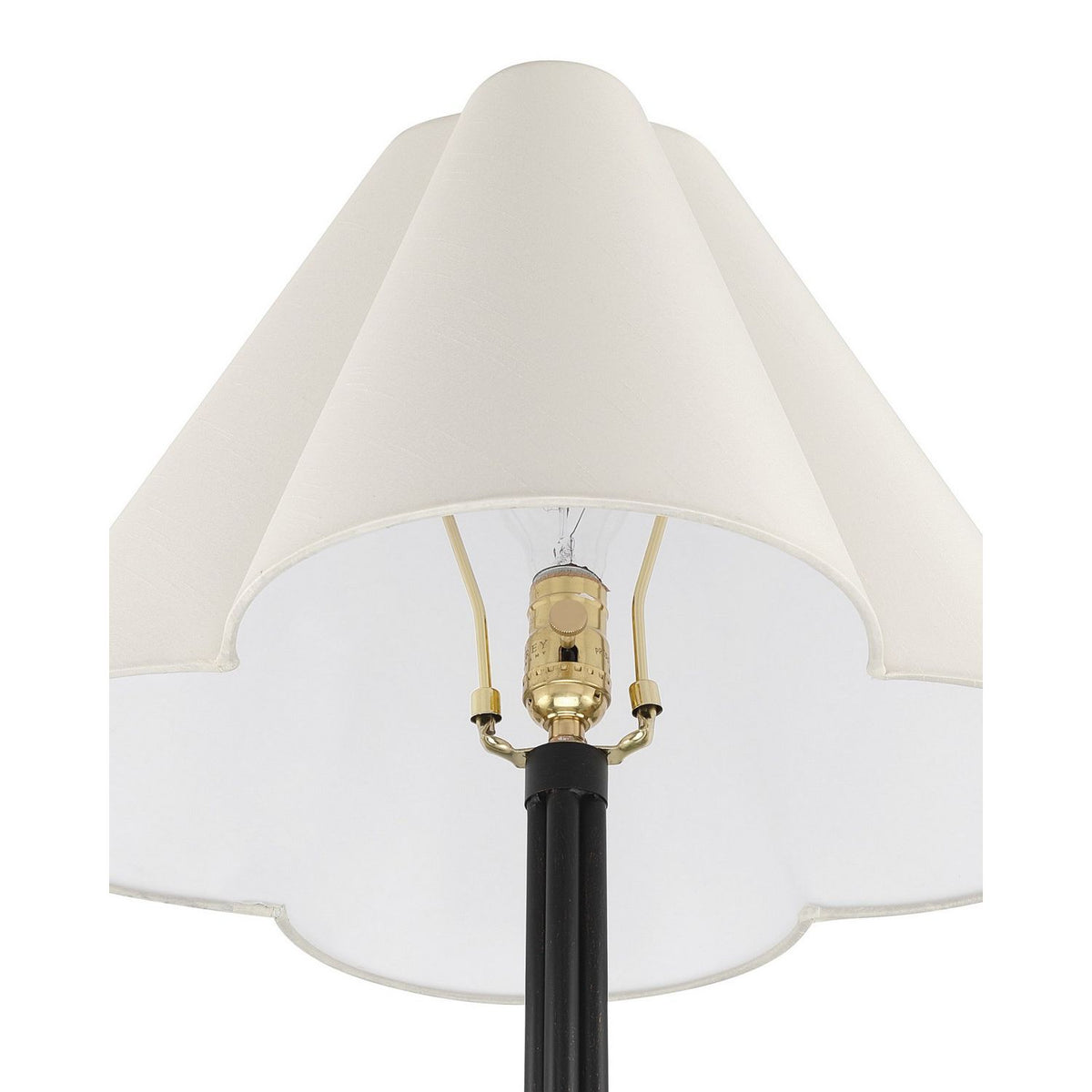 Currey and Company 8000-0184 Felicity Floor Lamp in Brushed Black