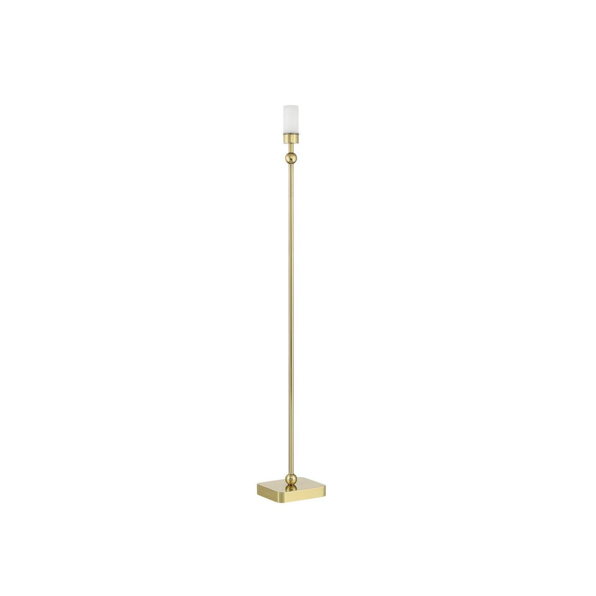 Currey and Company 8700-0002 Gadabout Cordless Floor Lamp in Polished Brass