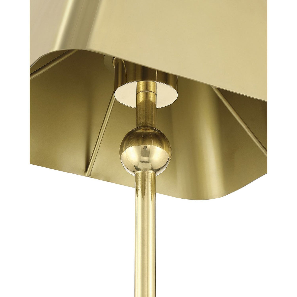 Currey and Company 8700-0002 Gadabout Cordless Floor Lamp in Polished Brass