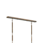 Currey and Company 9000-1451 Tenebroso Rectangular Chandelier in Smoke Gold/Gold Luster