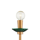 Currey and Company 9000-1453 Grasmere Chandelier in Green/Aged Gold/Gold Luster
