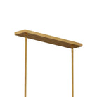 Currey and Company 9000-1458 Whirlwind Rectangular Chandelier in Pale Yellow/Brass