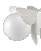 Currey and Company 9000-1465 Effloresce Chandelier in Gesso White/White