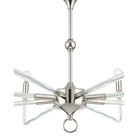 Currey and Company 9000-1474 Nantucket Chandelier in Polished Nickel/Clear