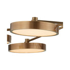 Currey and Company 9000-1476 Merrick Chandelier in Polished Antique Brass/White