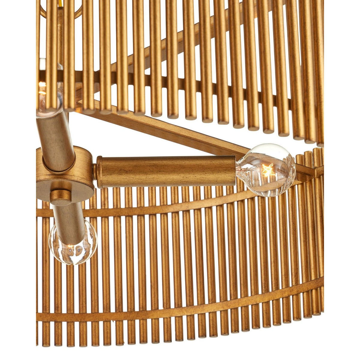 Currey and Company 9000-1490 Lavenham Chandelier in Brushed Brass