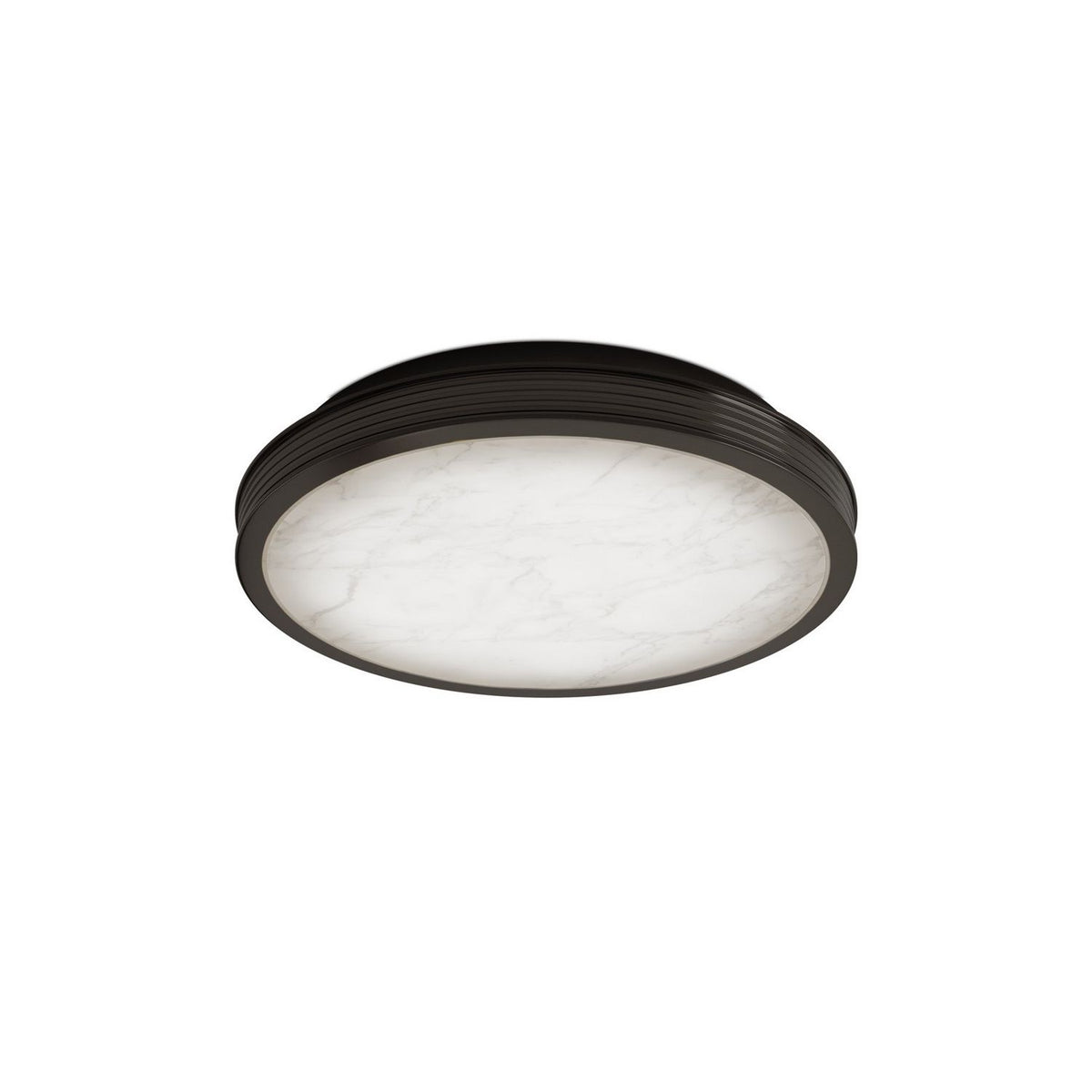 Currey and Company 9999-0087 Aydan Flush Mount in Natural/Oil Rubbed Bronze