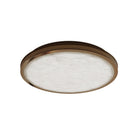 Currey and Company 9999-0090 Aydan Flush Mount in Natural/Brushed Brass