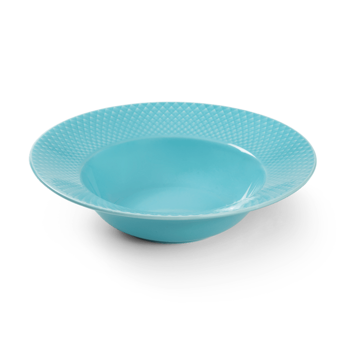 Lyngby Porcelæn 201982 Rhombe Color Plate in Turquoise