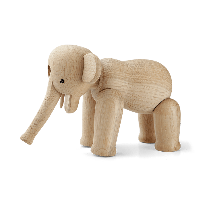 Kay Bojesen 39242 Elephant Wooden Figurine in Oak