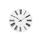 Arne Jacobsen Clocks 43622 Roman Wall Clock in White/Black
