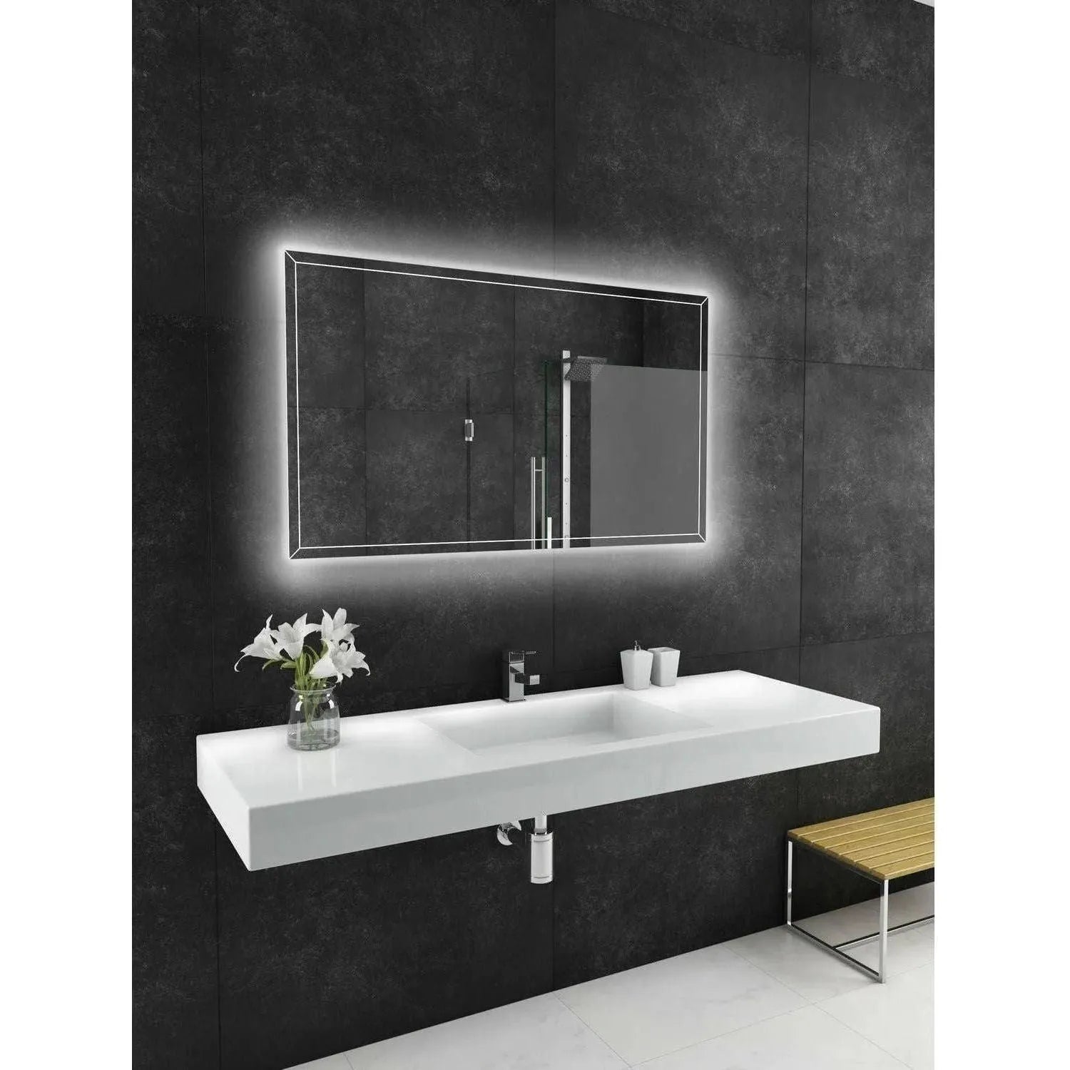 Paris Mirror - Athena LED Mirror - ATHEX48283000 | The Rug District