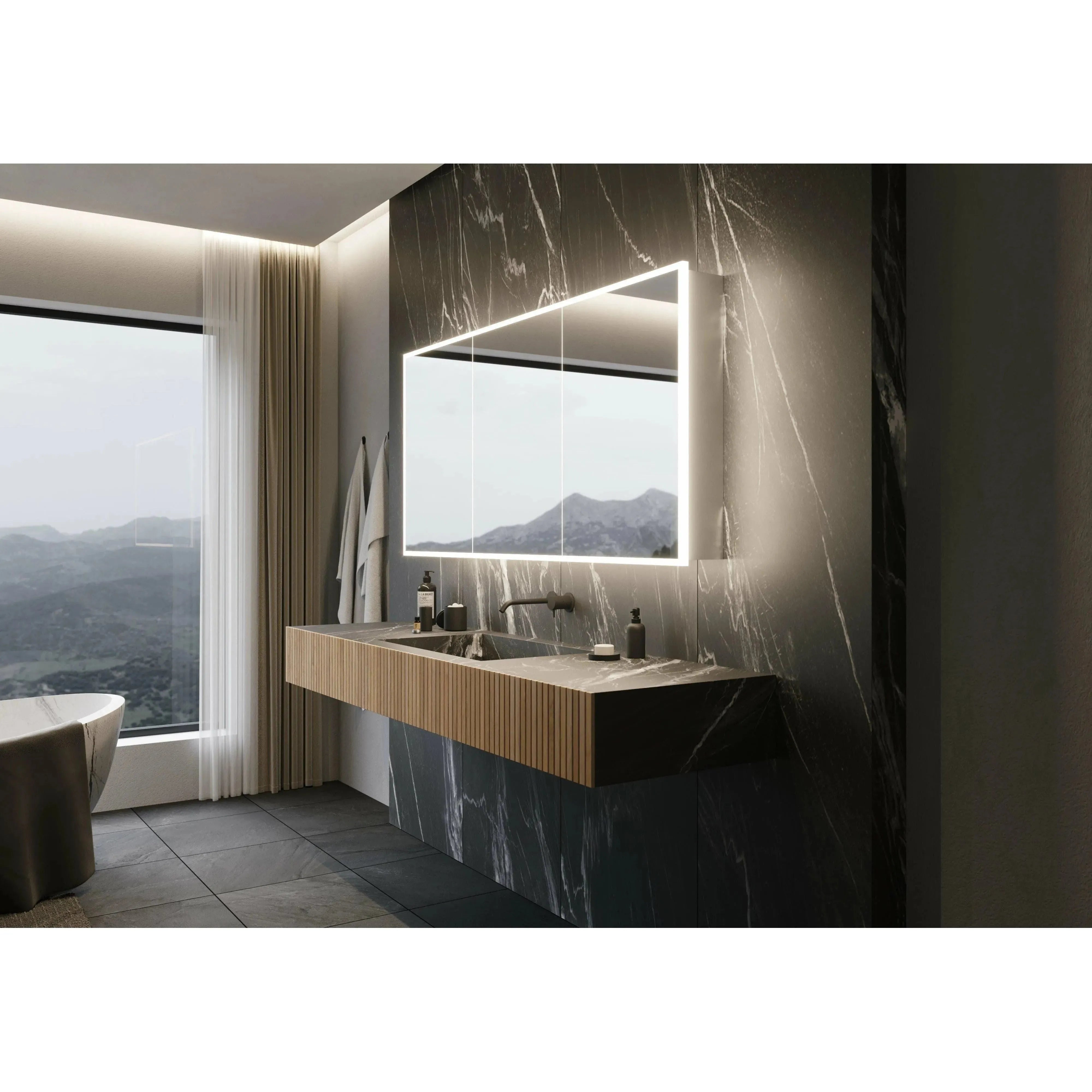 Paris Mirror - Galaxy Cabinet LED Mirror - CGALA24323000 | The Rug District