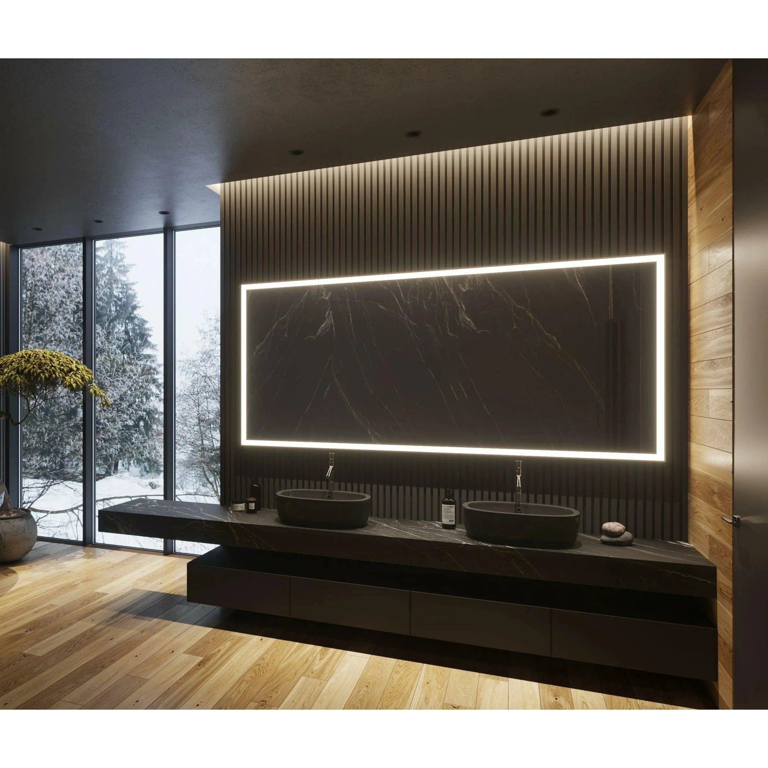 Paris Mirror - Galaxy LED Mirror - GALAX100453000 | The Rug District