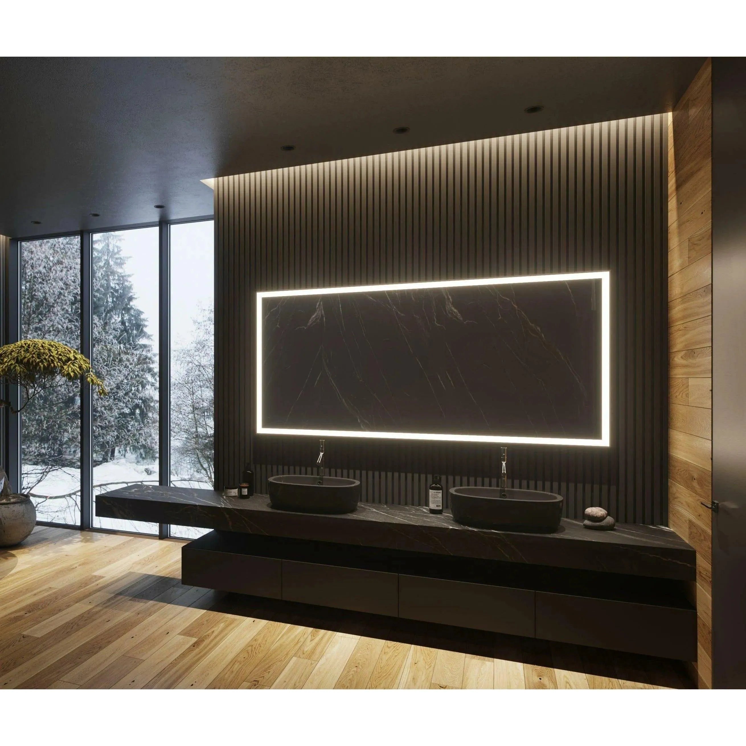 Paris Mirror - Galaxy LED Mirror - GALAX85403000 | The Rug District