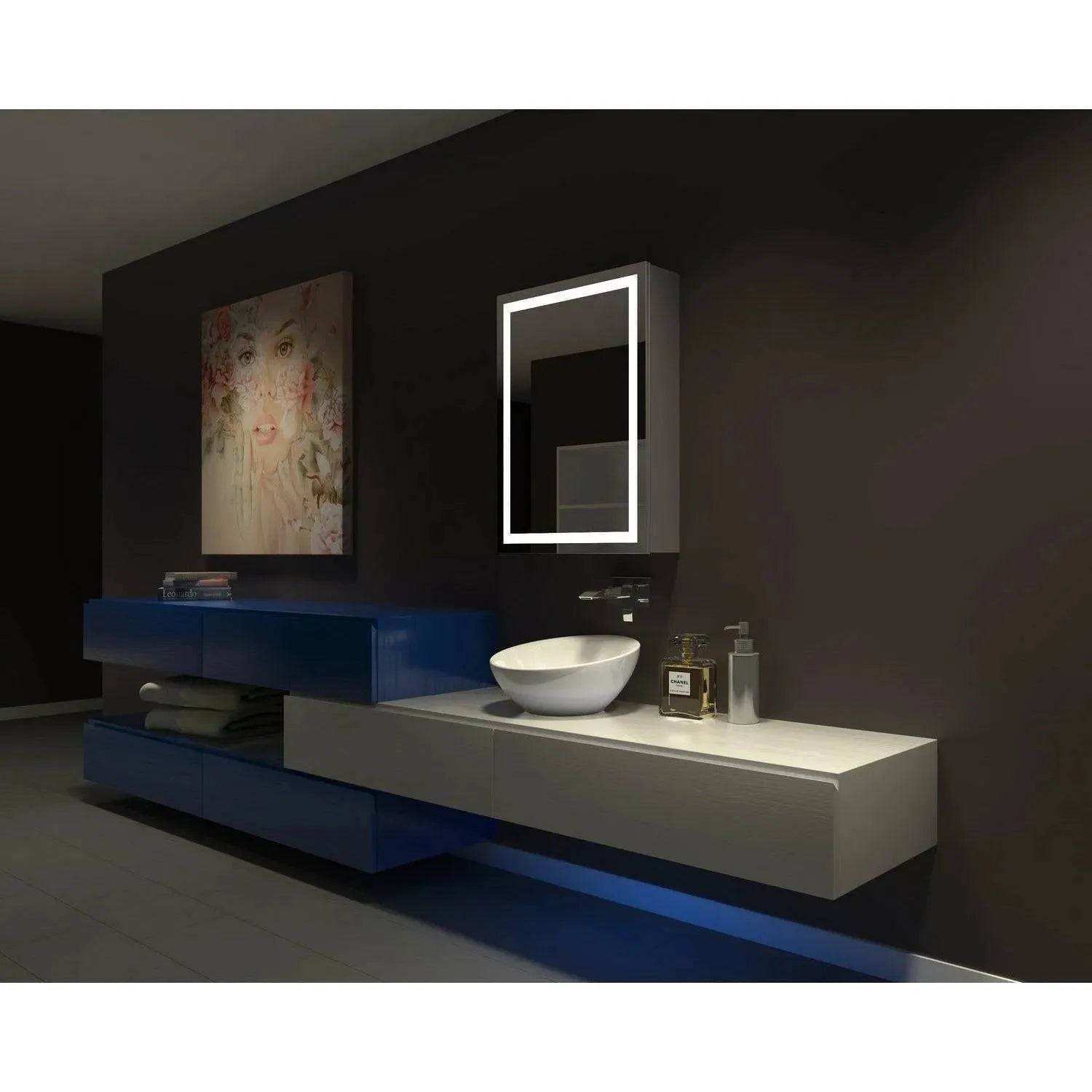 Paris Mirror - Harmony Cabinet LED Mirror - CHARM24326000 | The Rug District