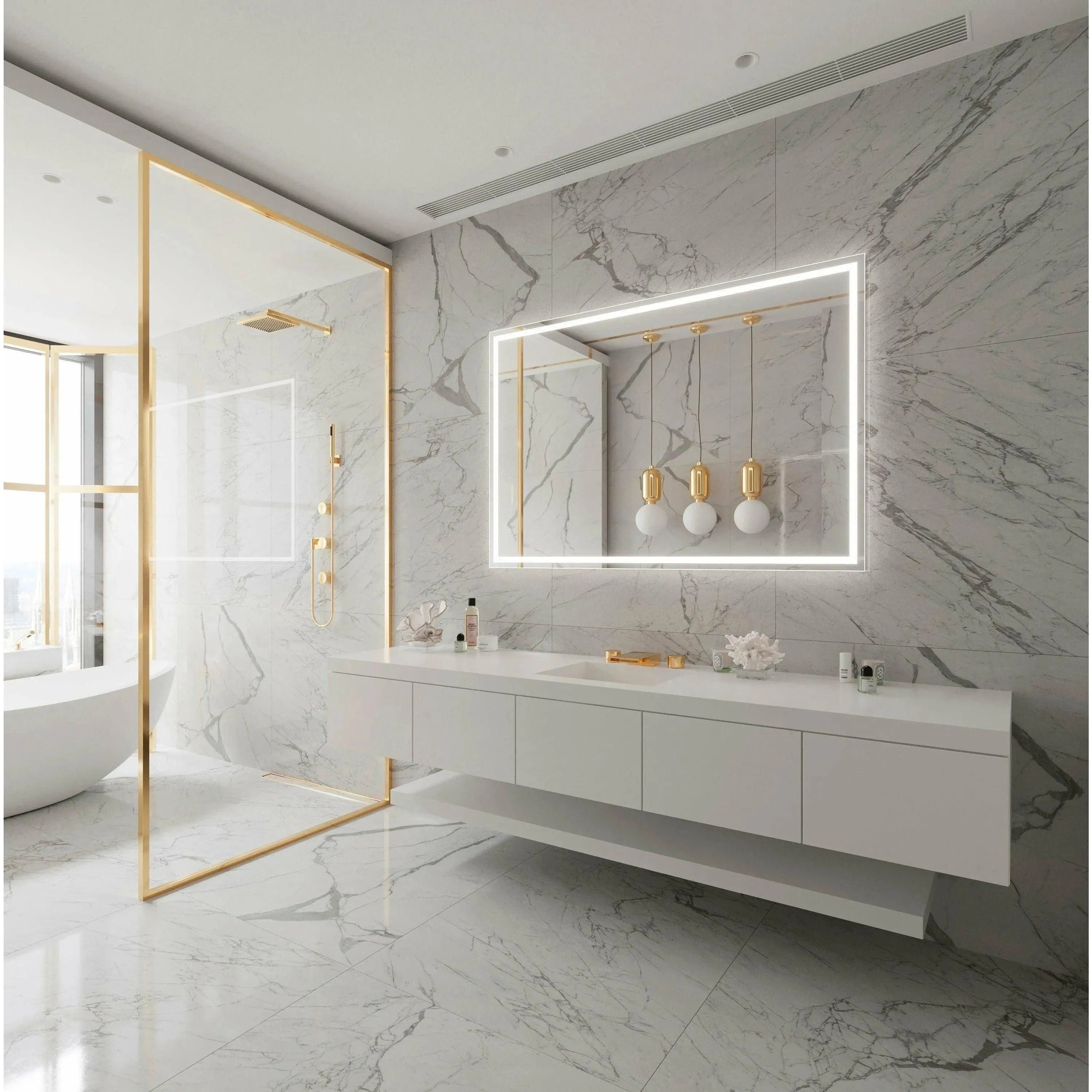 Paris Mirror - Harmony LED Mirror - HARMX20263000 | The Rug District