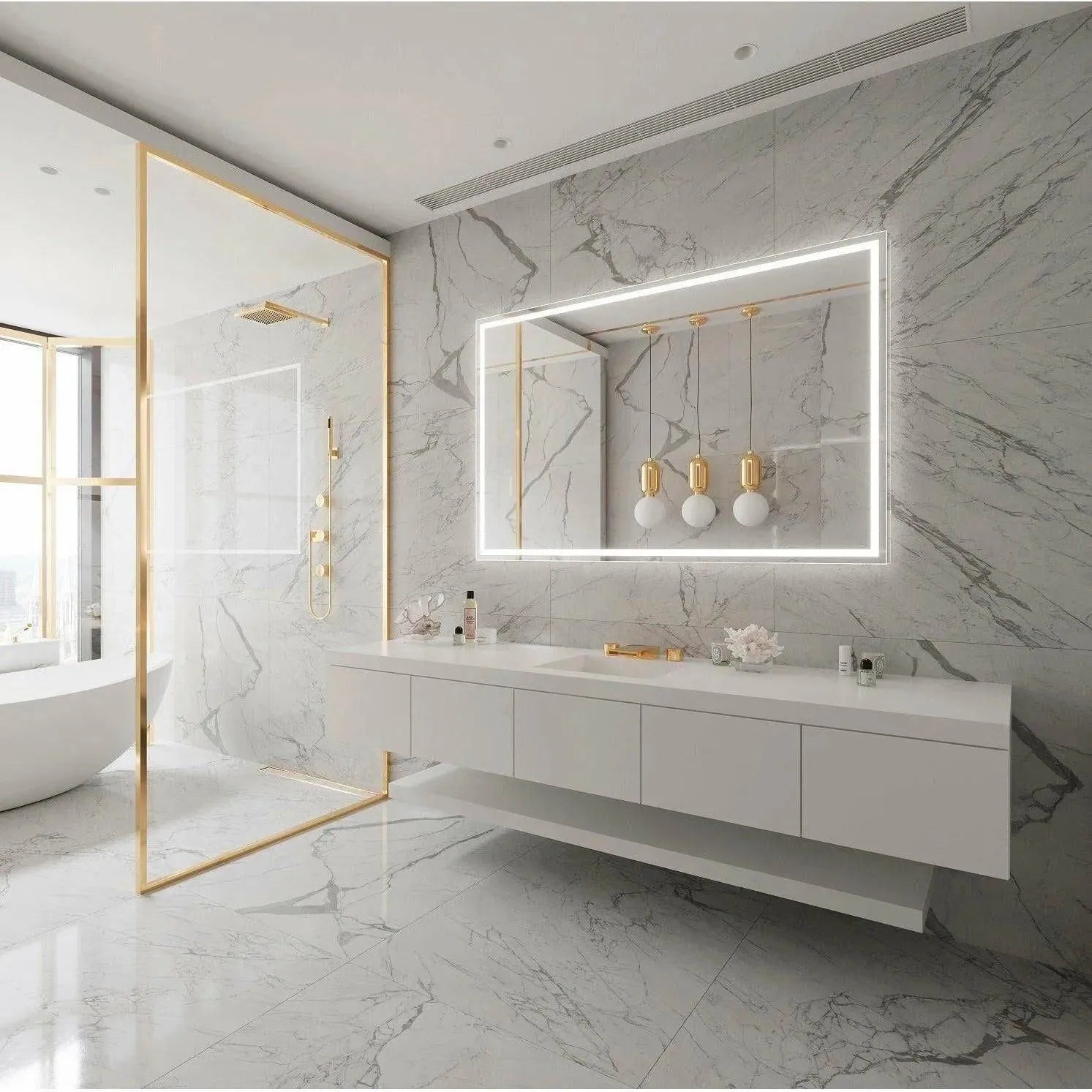 Paris Mirror - Harmony LED Mirror - HARMX20263000 | The Rug District