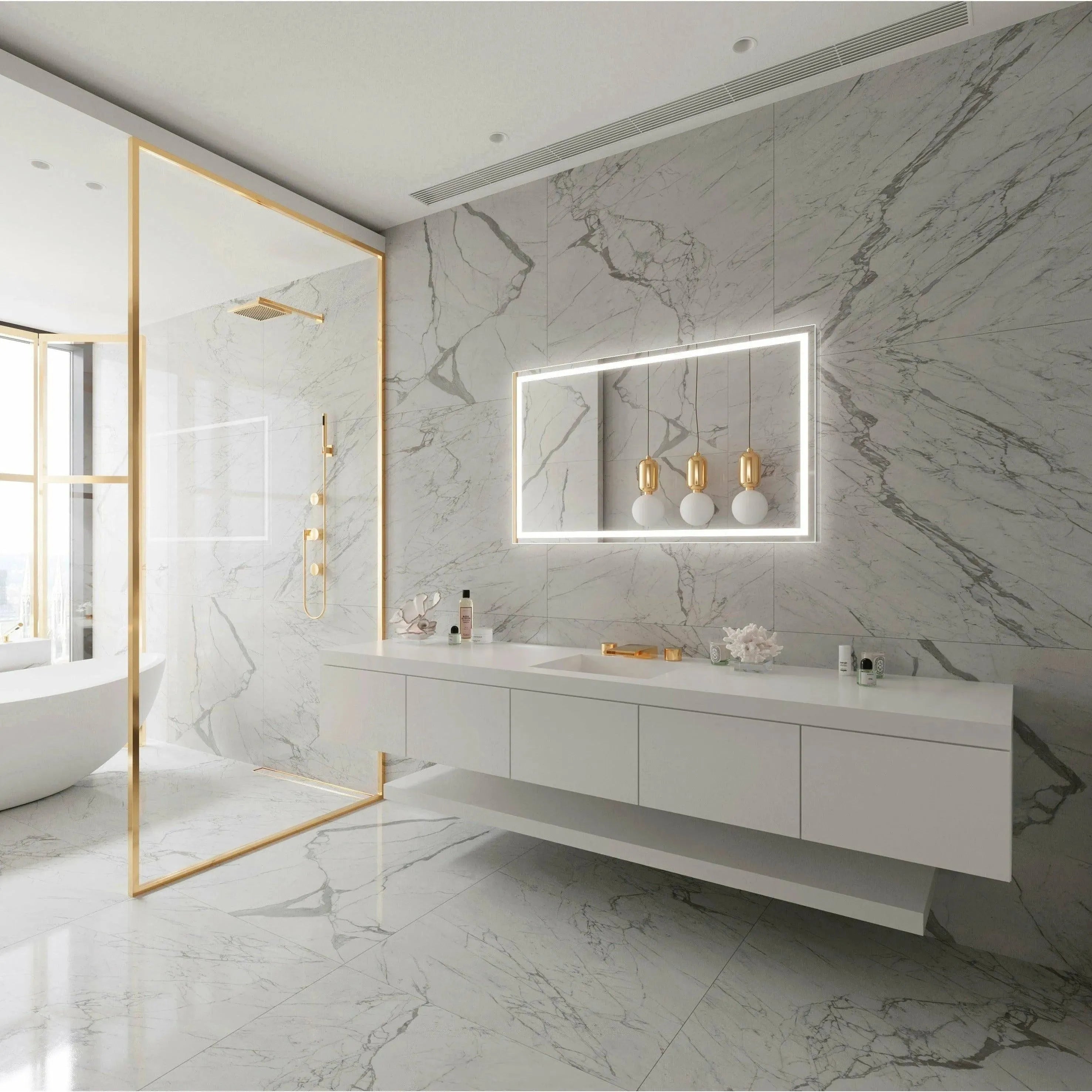 Paris Mirror - Harmony LED Mirror - HARMX20263000 | The Rug District