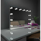 Paris Mirror - Hollywood Grace LED Mirror - HGRAC20263000-WHT | The Rug District