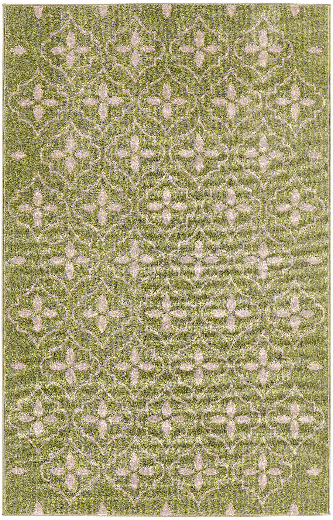 Nourison Essentials NRE04 Green Ivory