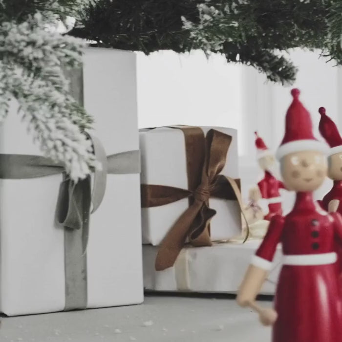 Kay Bojesen 39480 Mrs. Santa Wooden Figurine in Red/White