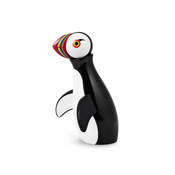 Kay Bojesen 39544 Puffin Wooden Figurine in Multi