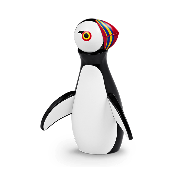 Kay Bojesen 39420 Puffin Wooden Figurine in Multi