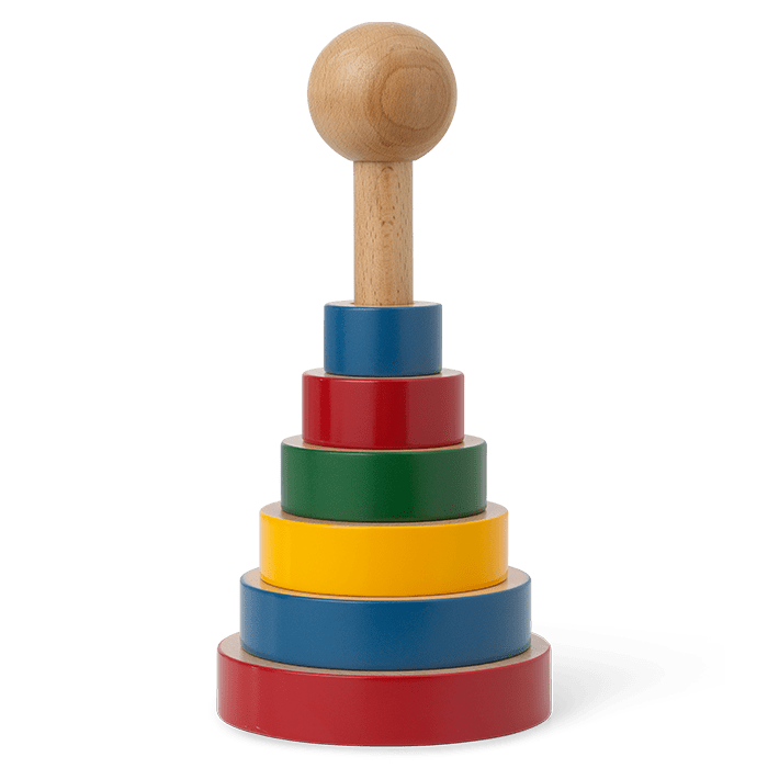 Kay Bojesen 39265 Stacking Pyramid Tower in Multi
