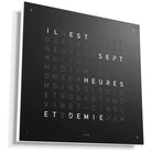 Qlocktwo - QLOCKTWO CLASSIC Wall Clock - QT-CLASSIC-FR-BP | The Rug District