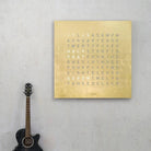 Qlocktwo - QLOCKTWO LARGE Gold Creator's Edition Wall Clock - QT-LARGE-CE-FR-GD | The Rug District