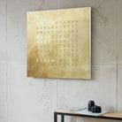 Qlocktwo - QLOCKTWO LARGE Silver & Gold Creator's Edition Wall Clock - QT-LARGE-CE-FR-SG | The Rug District