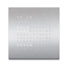 Qlocktwo - QLOCKTWO LARGE Wall Clock - QT-LARGE-EN-SS | The Rug District