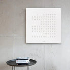 Qlocktwo - QLOCKTWO LARGE Wall Clock - QT-LARGE-EN-WP | The Rug District