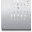 Qlocktwo - QLOCKTWO LARGE Wall Clock - QT-LARGE-FR-SS | The Rug District