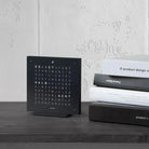 Qlocktwo - QLOCKTWO TOUCH Metal Alarm Clock - QT-TOUCH-METAL-FR-GL | The Rug District