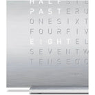 Qlocktwo - QLOCKTWO TOUCH Metal Alarm Clock - QT-TOUCH-METAL-FR-GL | The Rug District