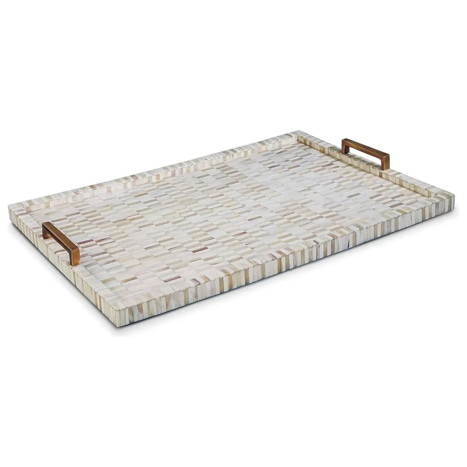 Regina Andrew - Bone & Brass Tray - 20-1039 | The Rug District