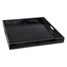 Regina Andrew - Derby Square Leather Tray - 20-1507BLK | The Rug District