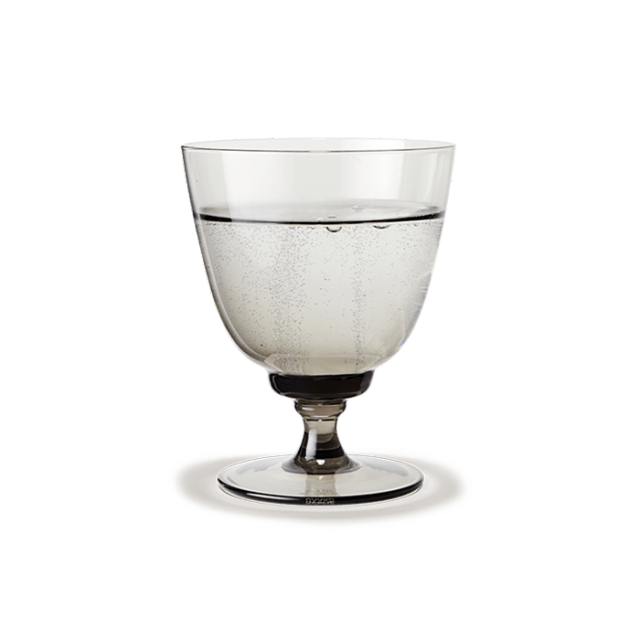Holmegaard 4300486 Flow Glass on Foot in Smoke