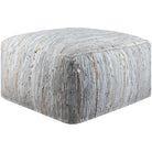 Surya - Anthracite Pouf - ATPF-002 | The Rug District